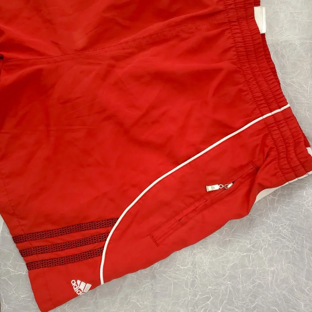 Red Adidas Gym Shorts - Picture 7 of 11